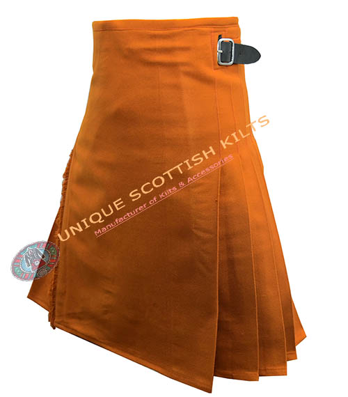 saffron tartan 8 yard kilt 3 pcs deal