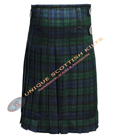 black stewart tartan 8 yard kilt black stewart tartan 8 yard kilt