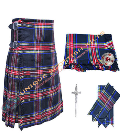 american patriot tartan 8 yard kilt