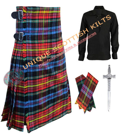 lgbtq tartan 8 yard kilt 4 pcs deal