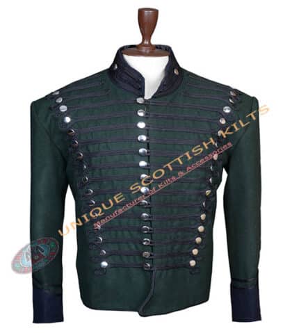 kilt coat charcoal grey wool