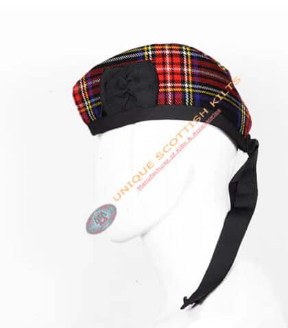 tartan glengarry scottish bonnet hat