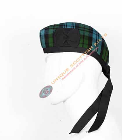 buffalo plaid tartan glengarry scottish bonnet hat (copy)