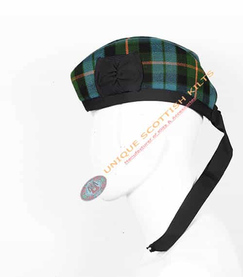 grey watch tartan glengarry scottish bonnet hat grey watch tartan glengarry scottish bonnet hat