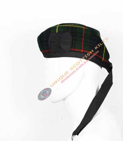 gun tartan glengarry scottish bonnet hat