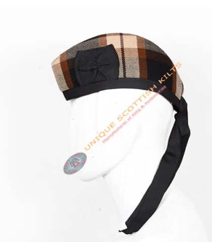 tartan glengarry scottish bonnet hat