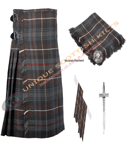 pride of scotland tartan 8 yard kilt 5 pcs deal (copy)