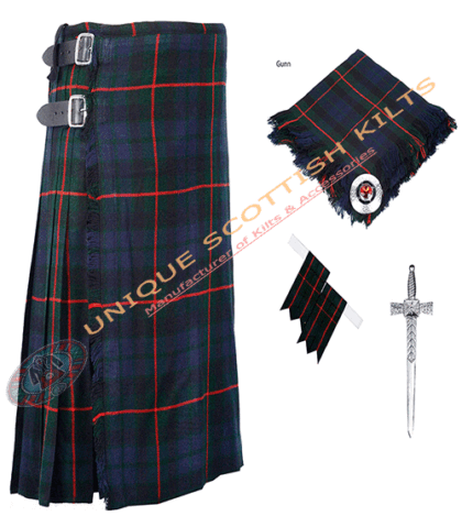 mackenzie weather tartan 8 yard kilt 5 pcs deal (copy)