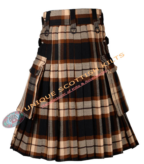 rose ancient tartan utility kilt with adjustable leather straps rose ancient tartan utility kilt with adjustable leather straps