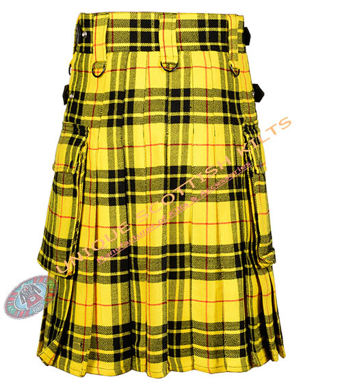 macleod of lewis tartan utility kilt with adjustable leather straps macleod of lewis tartan utility kilt with adjustable leather straps