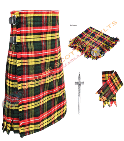 crawford tartan 8 yard kilt 5 pcs deal (copy)