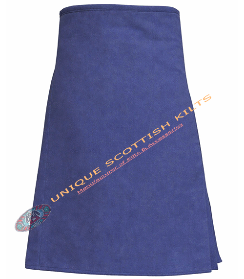 Handmade Traditional 8 Yard Purple Wool Kilt - Image 2