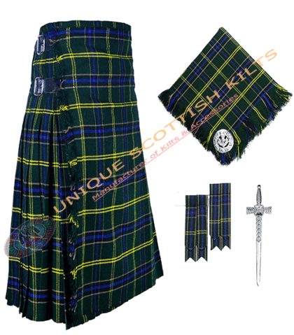 us navy tartan 8 yard kilt 5 pcs deal (copy)