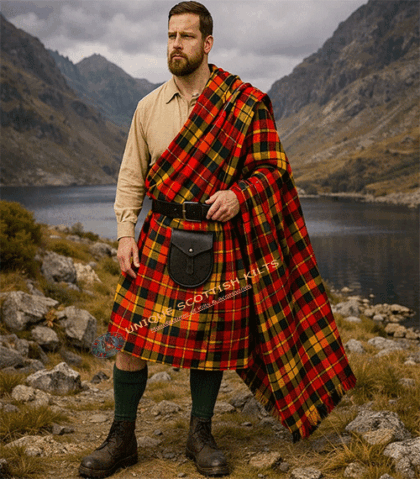 Great Kilt Authentic Highland Wrap - Scottish Clan Tartans Outfit