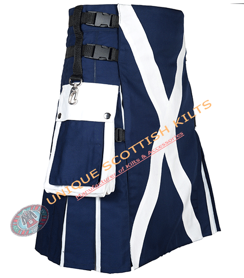 Scotland Flag Cotton Utility Kilt