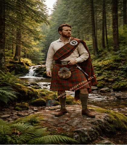 Great Kilt Authentic Highland Wrap - Scottish Clan Outfits