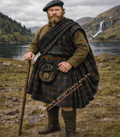 Great Kilt Authentic Highland Wrap - Scottish Clan Outfits