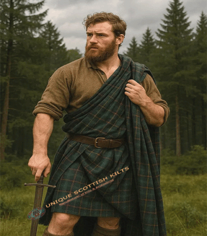 Great Kilt Authentic Highland Wrap - Scottish Clan Tartans Outfit