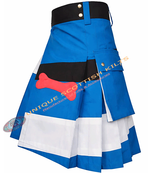 Puppy Pride Flag Cotton Utility Kilt - Image 2