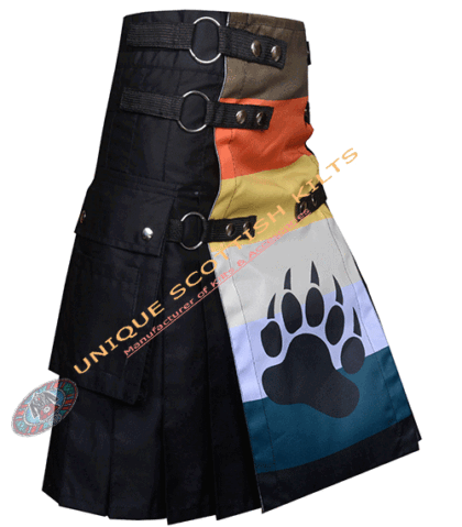 Bear Paw Cotton Utility Kilt