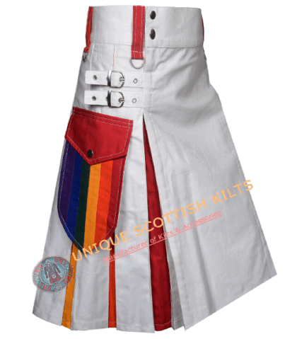 LGBT Pride Utility Kilt Hybrid Rainbow Kilts