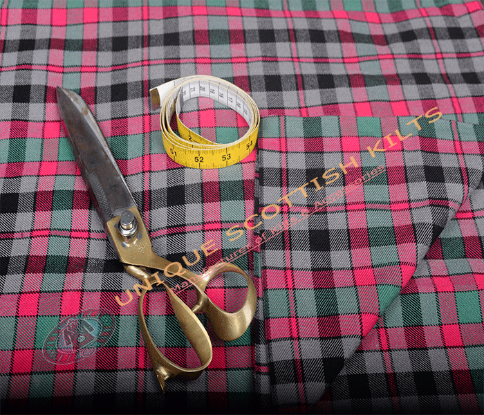 Borthwick Ancient Tartan Fabric - Running Yards - 16 Oz Weight, 54 inches Width - Image 2