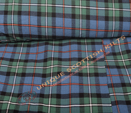 Campbell of Cawdor Tartan Fabric - Running Yards - 16 Oz Weight, 54 inches Width