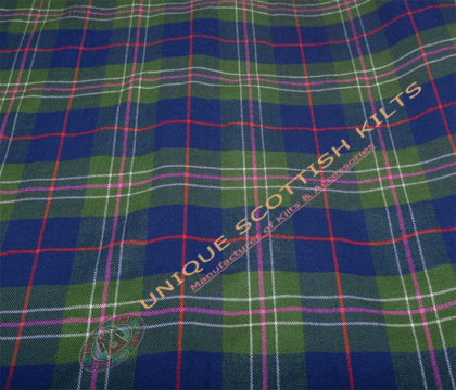 Clan Hardie Tartan Fabric - Running Yards - 16 Oz Weight, 54 inches Width