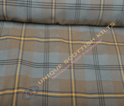 Johnstone Weathered Tartan Fabric - Running Yards - 16 Oz Weight, 54 inches Width