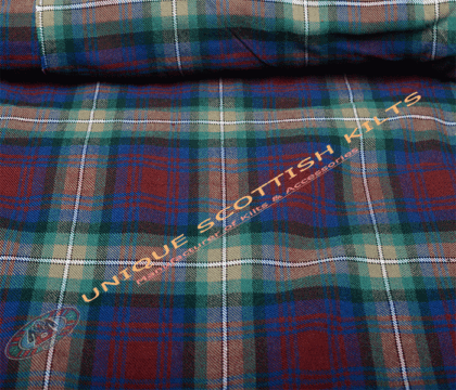 Isles of Skye Tartan Fabric - Running Yards - 16 Oz Weight, 54 inches Width