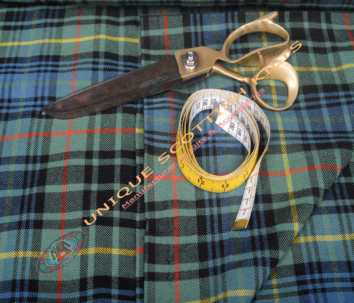 Hunting Stewart Ancient Tartan Fabric - Running Yards - 16 Oz Weight, 54 inches Width - Image 3
