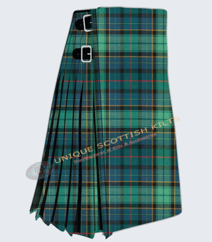 Leinster Green Tartan 8 Yard Kilt