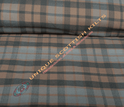 Mackay Weathered Tartan Fabric - Running Yards - 16 Oz Weight, 54 inches Width