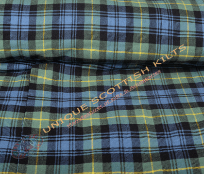 Gordon Ancient Tartan Fabric - Running Yards - 16 Oz Weight, 54 inches Width