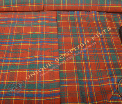 Munro Ancient Tartan Fabric - Running Yards - 16 Oz Weight, 54 inches Width