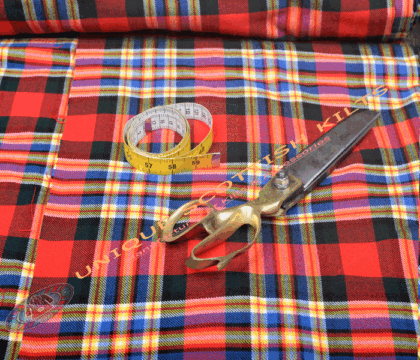 MacGill Modern Tartan Fabric - Running Yards - 16 Oz Weight, 54 inches Width