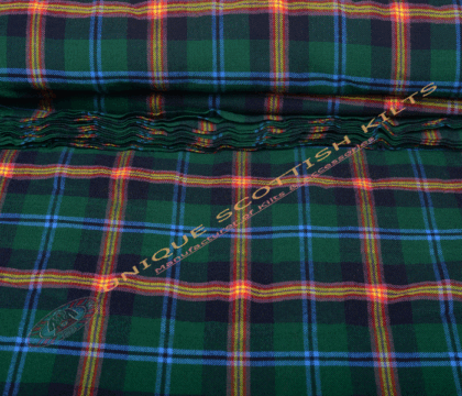 Young Modern Tartan Fabric - Running Yards - 16 Oz Weight, 54 inches Width