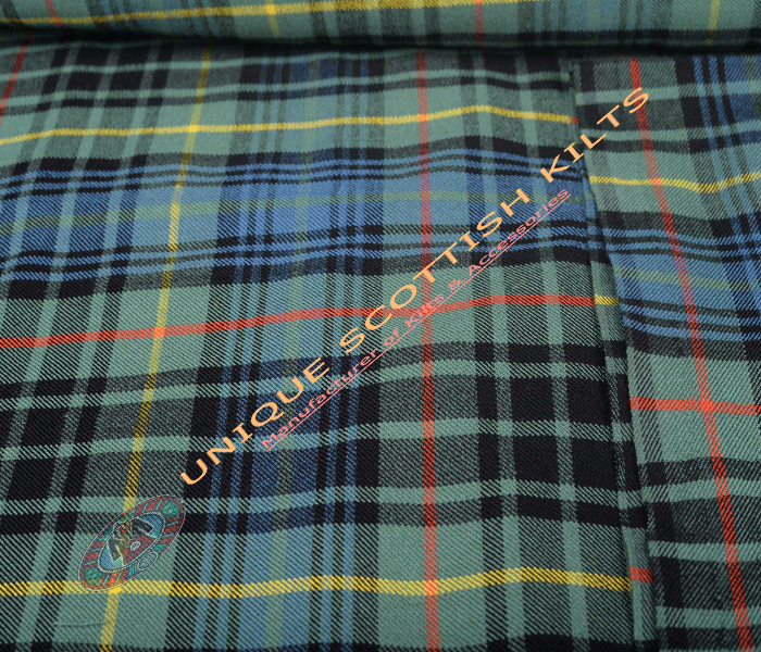 Hunting Stewart Ancient Tartan Fabric - Running Yards - 16 Oz Weight, 54 inches Width