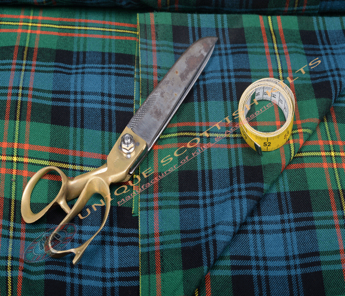Grant Hunting Ancient Tartan Fabric - Running Yards - 16 Oz Weight, 54 inches Width