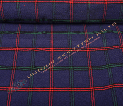 Montgomery Modern Tartan Fabric - Running Yards - 16 Oz Weight, 54 inches Width