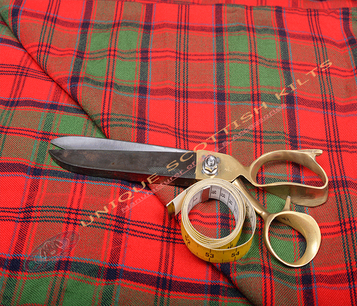 Grant Ancient Tartan Fabric - Running Yards - 16 Oz Weight, 54 inches Width