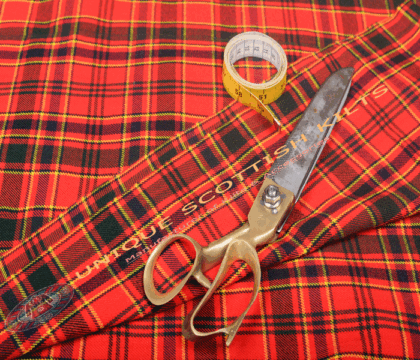Munro Modern Tartan Fabric - Running Yards - 16 Oz Weight, 54 inches Width