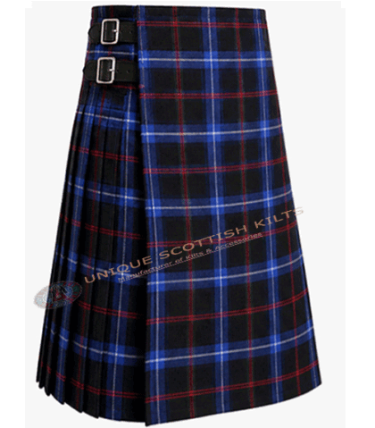 Clan American National Tartan 8 Yard Kilt