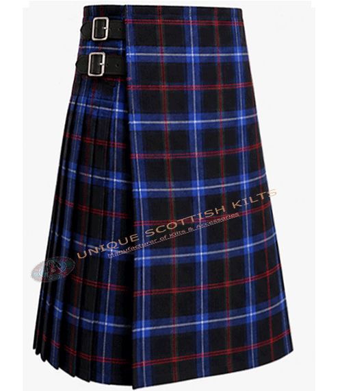 Clan American National Tartan 8 Yard Kilt