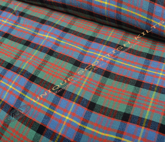 Cameron-of-Erracht-Ancient-Tartan Fabric - Running Yards - 16 Oz Weight, 54 inches Width - Image 3
