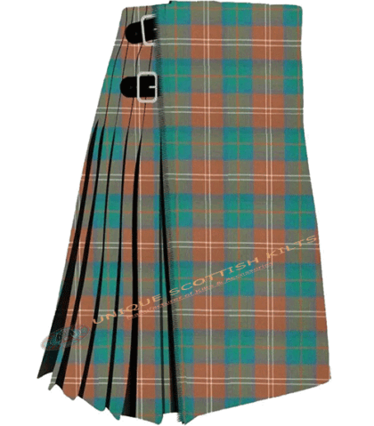 Chisholm Hunting Ancient Tartan 8 Yard Kilt