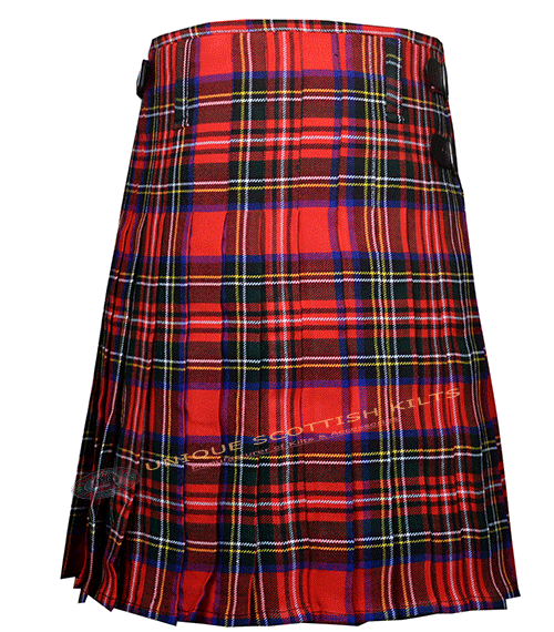 Royal Stewart Modern 8 Yard Tartan Scottish Kilt - Image 4