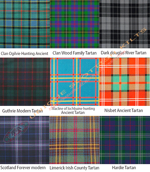 Scottish Tartan Fly Plaid - Highland Kilt Shoulder Plaid For Men, Clan Tartan, Traditional Scottish Wear - Image 2