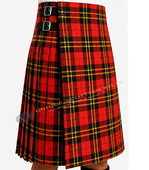 Brodie Red Modern Tartan 8 Yard Kilt - Image 2