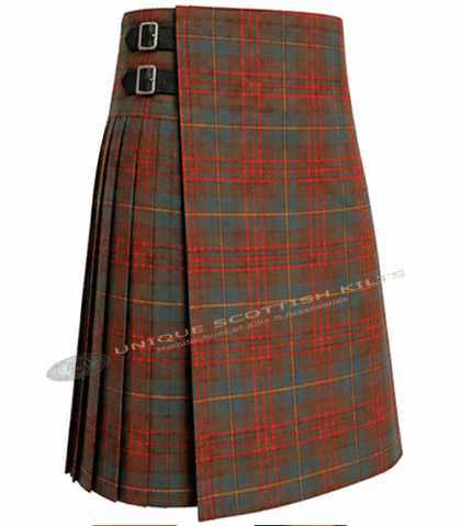 Cameron Hunting Weathered Tartan 8 Yard Kilt